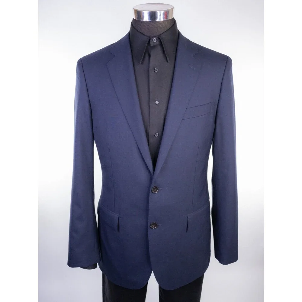 J. Crew x Loro Piana Men’s Ludlow 100% Wool 2-Button Blazer Navy Blue • 40R
